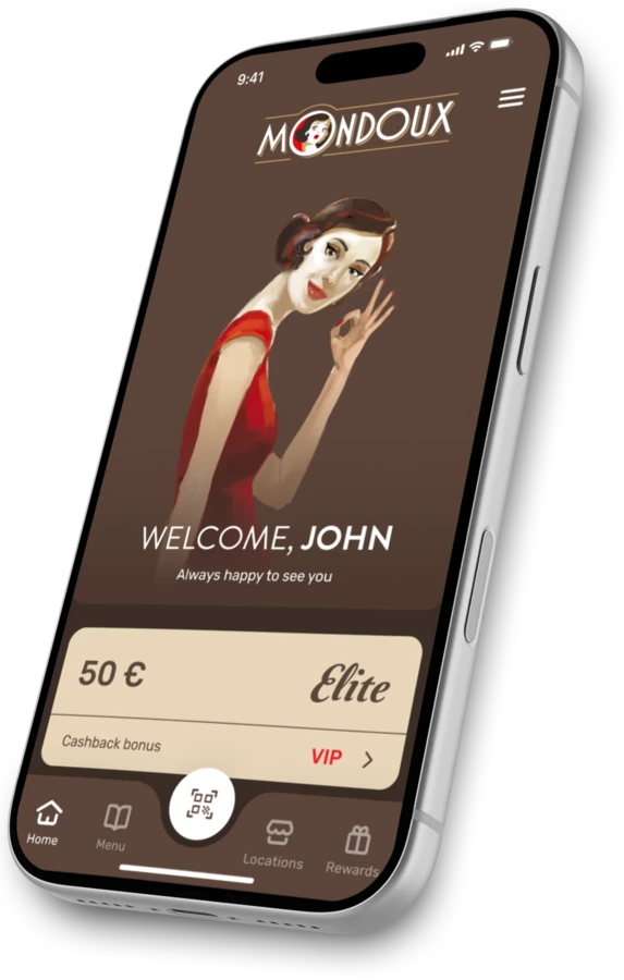 Mondoux loyalty app preview